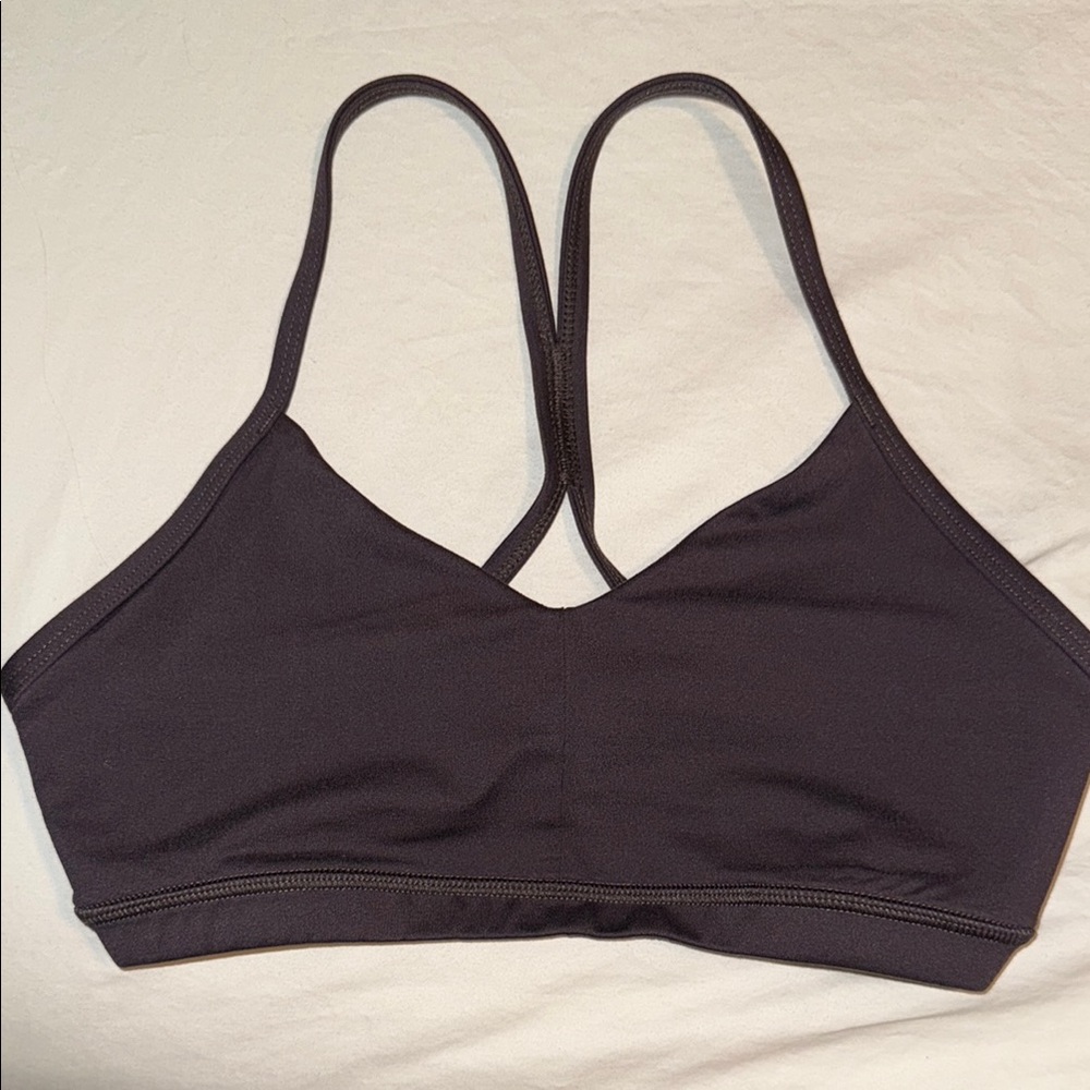 Fleo reinette sports bra- dark brown/chocolate